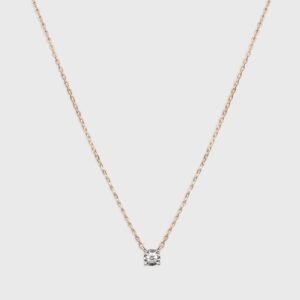 1 RD 0,03 GH VS/SI ILLUSION NOVA ROSE NECKLACE