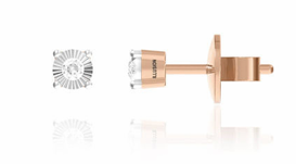 2 RD 0,06 GH VS/SI ILLUSION NOVA ROSE EARRING
