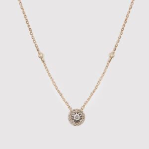 2 RD 0,02 GH VS/SI 1 RD 0,03 GH VS/SI 12 RD 0,06 GH VS/SI ILLUSION NOVA ROSE NECKLACE
