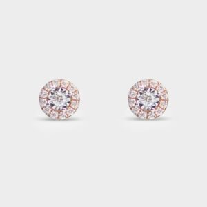 24 RD 0,12 GH VS/SI 2 RD 0,06 GH VS/SI ILLUSION NOVA ROSE EARRING