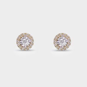 2 RD 0,10 GH VS/SI 28 RD 0,14 GH VS/SI ILLUSION NOVA YELLOW EARRING