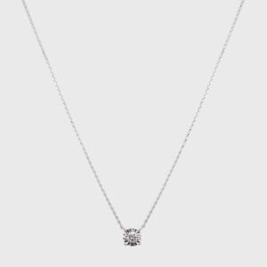 1 RD 0,15 GH VS/SI ILLUSION NOVA WHITE NECKLACE