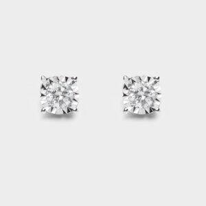 2 RD 0,28 GH VS/SI ILLUSION NOVA WHITE EARRING