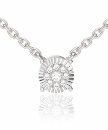 1 RD 0,08 GH VS/SI 11 RD 0,05 GH VS/SI ILLUSION NOVA WHITE NECKLACE