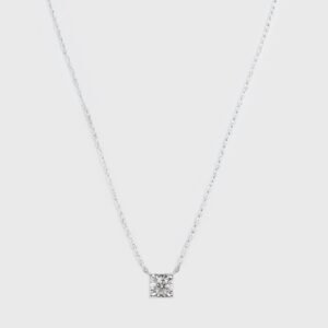 1 RD 0,08 GH VVS/VS 1 RD 0,01 GH VS/SI ILLUSION HERA WHITE NECKLACE