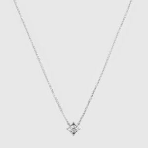 1 RD 0,01 GH VS/SI 1 RD 0,08 GH VVS/VS ILLUSION HERA WHITE NECKLACE