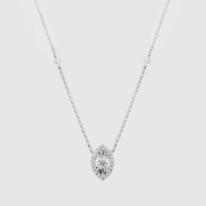 21 RD 0,11 GH VS/SI 1 RD 0,08 GH VS/SI 2 RD 0,02 GH VS/SI ILLUSION IRIS WHITE NECKLACE