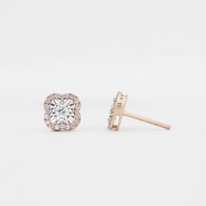 2 RD 0,16 GH VS/SI 40 RD 0,20 GH VS/SI ILLUSION TAARA ROSE EARRING