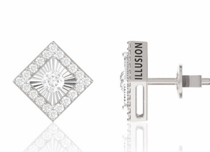 40 RD 0,20 GH VS/SI 2 RD 0,15 GH VS/SI ILLUSION HERA WHITE EARRING