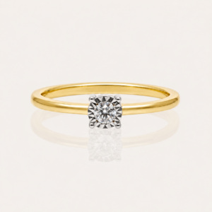 ANILLO ILLUSION NOVA YELLOW DIAMANTES